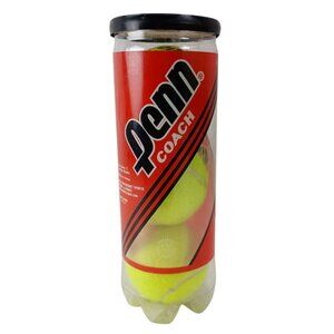 New Factory Sealed Penn Coach Tennis Balls 3 Balls in 1 can